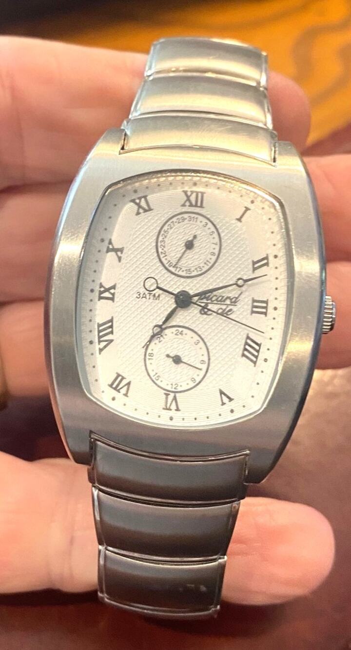Men's 35mm Silver Tone Picard & Cie 917-026 Stainless Steel Watch